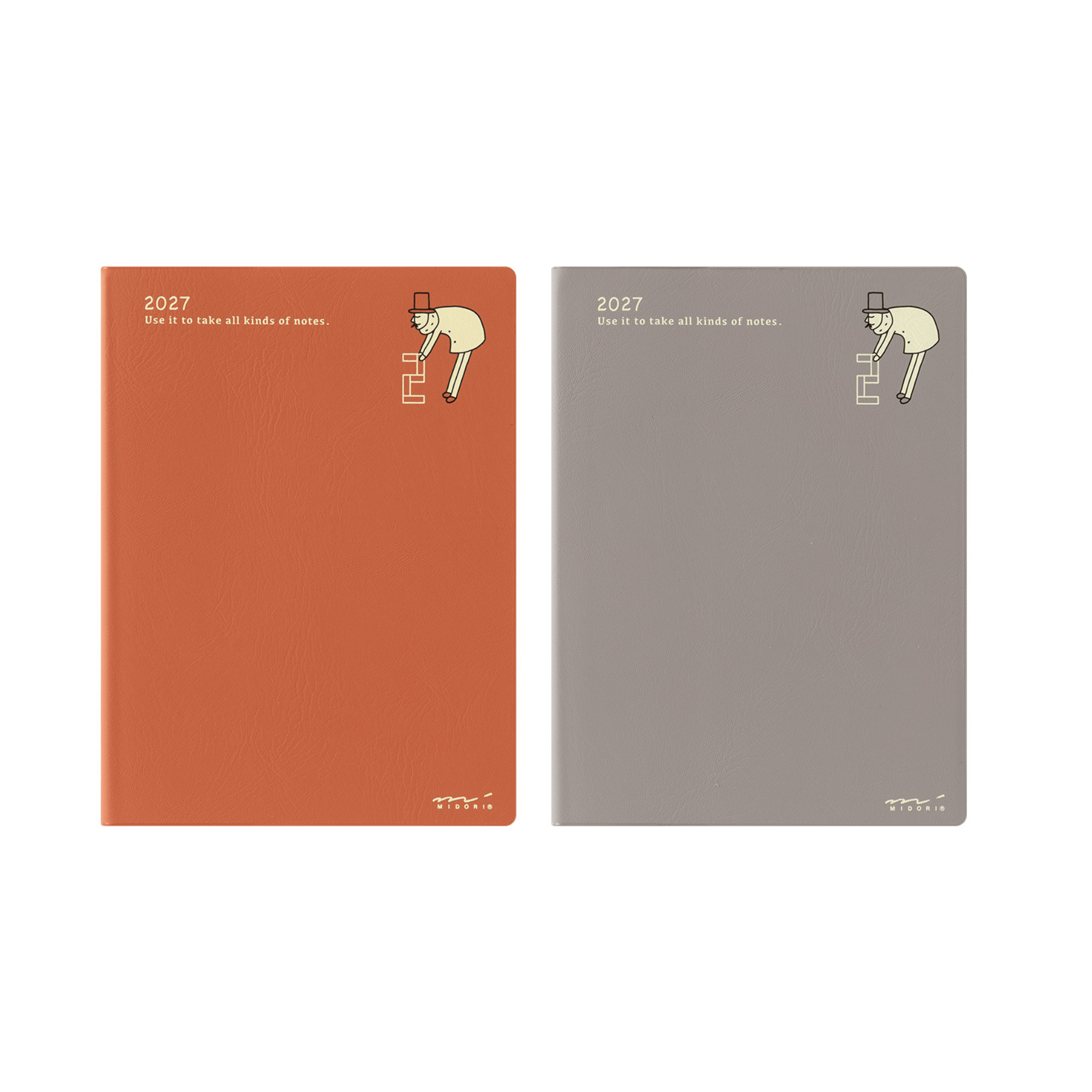 Midori Agenda Agenda Pocket Diary A6 2027 - Ojisan