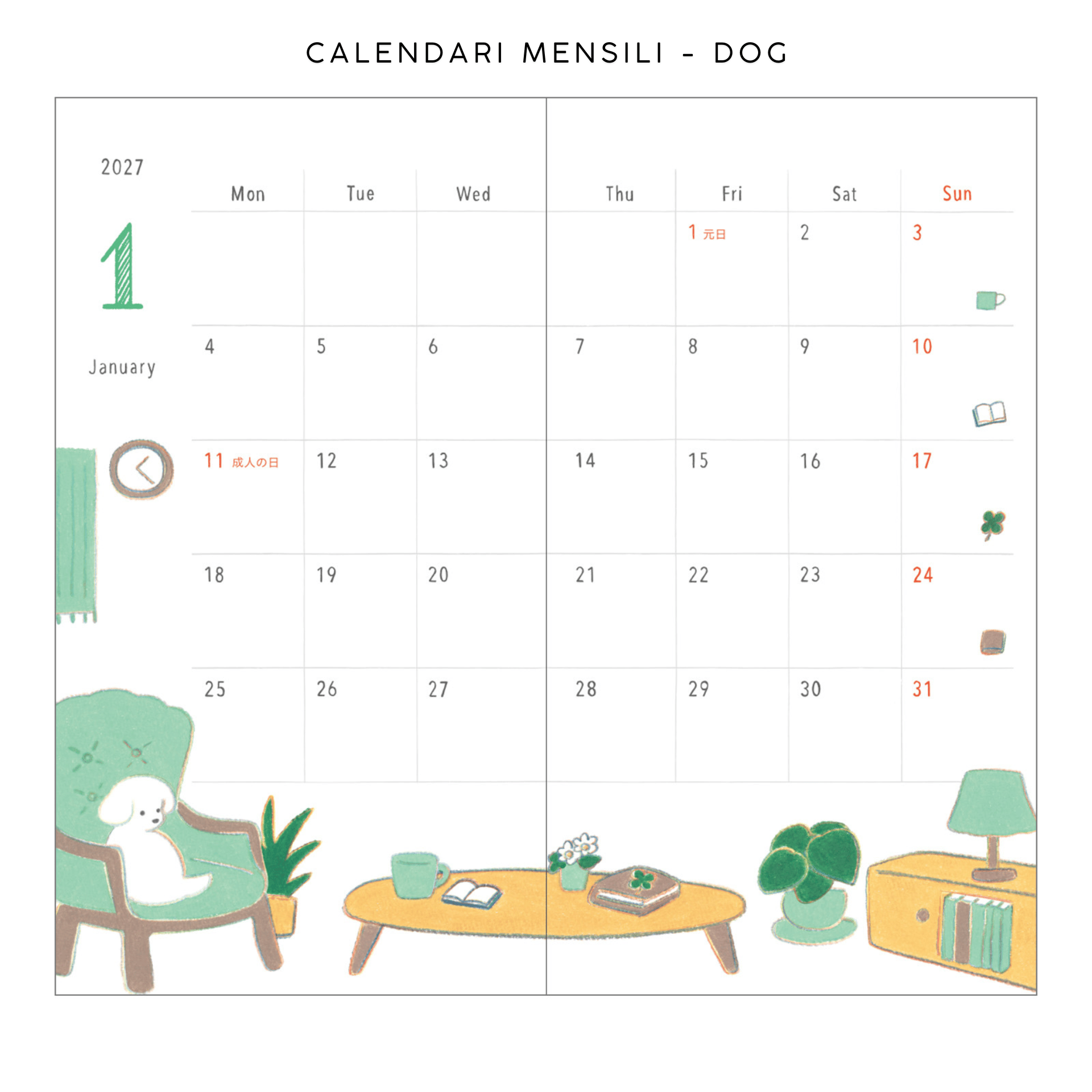 Midori Agenda Agenda Pocket Diary B6 Slim - Midori