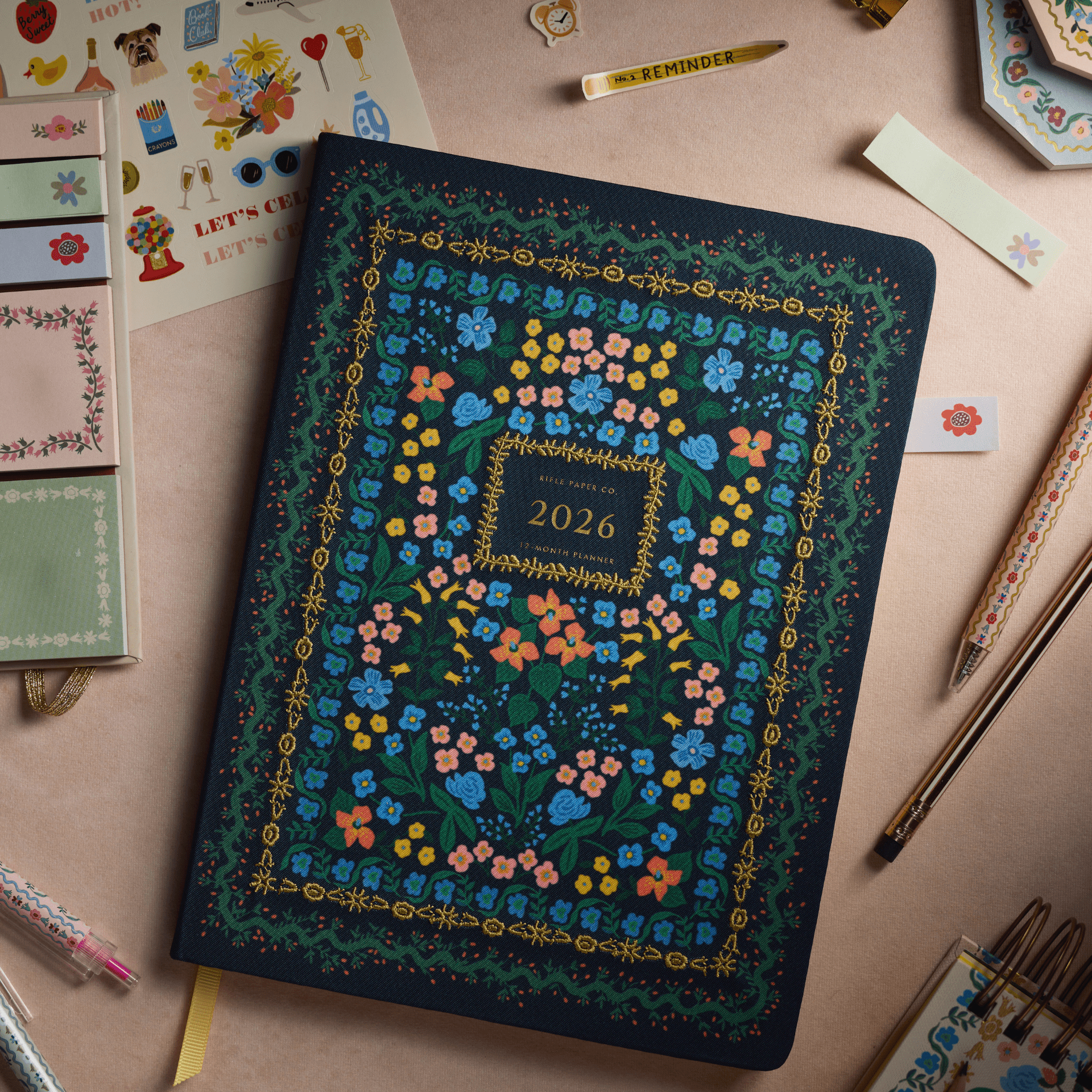 Rifle Paper Agenda Agenda Ricamata Bookbound 2026