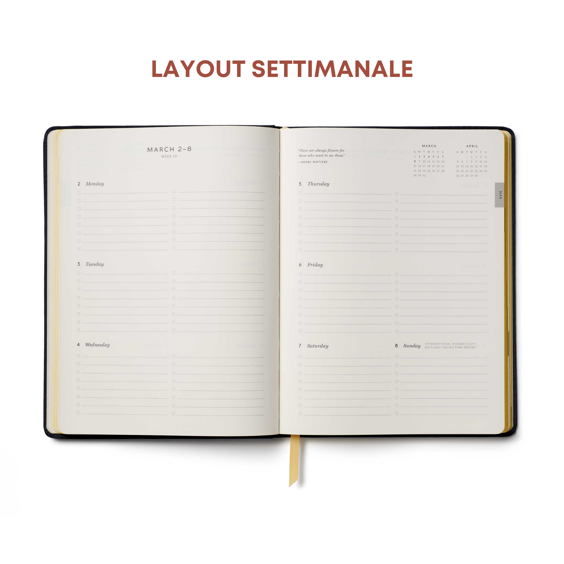 Rifle Paper Agenda Agenda Ricamata Bookbound 2026