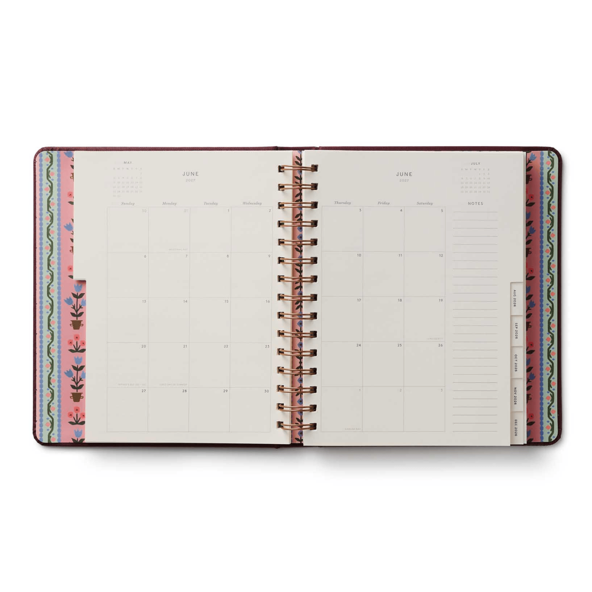 Rifle Paper Agenda Agenda Settimanale 2026/2027 - con spirale protetta - Ladies Book CLub