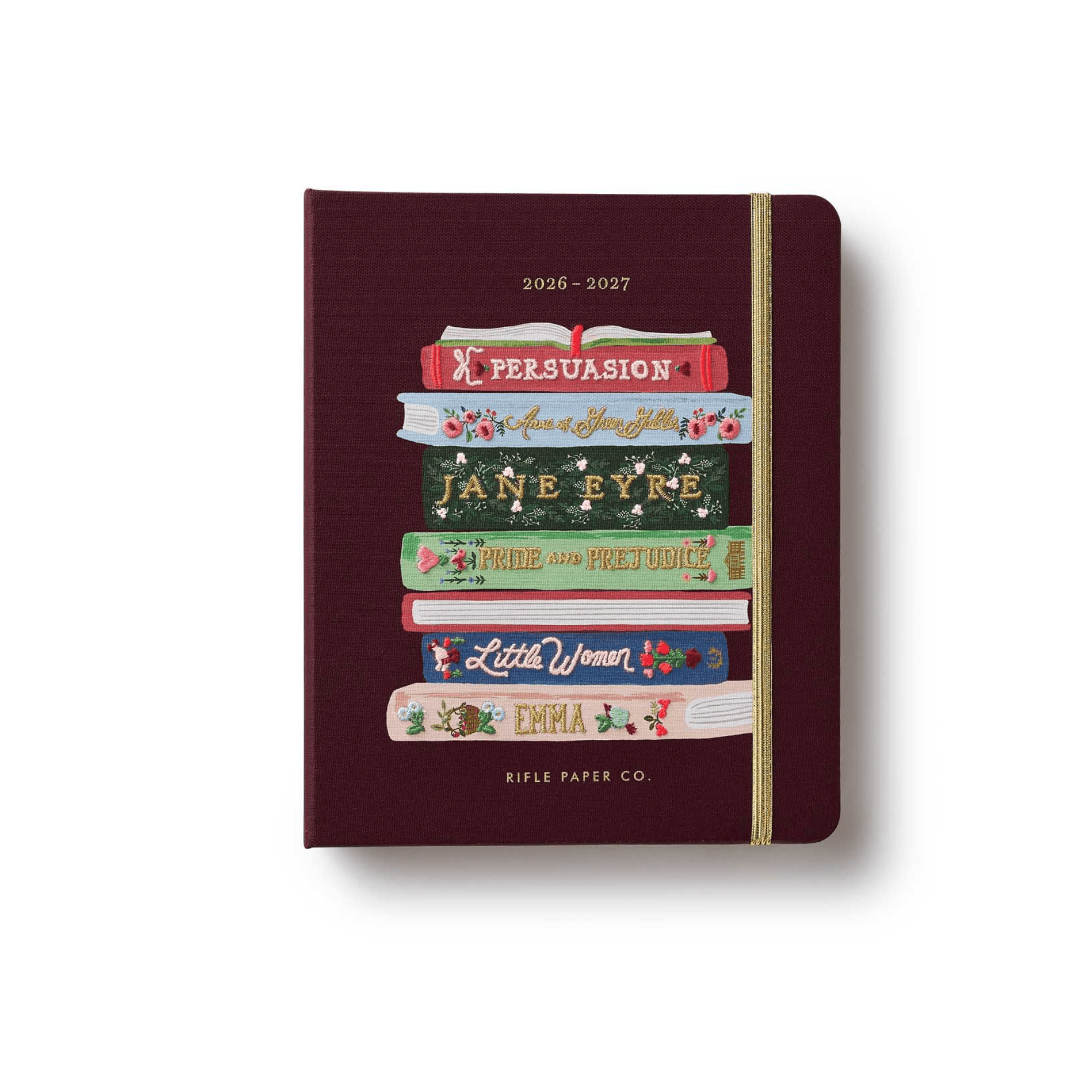 Rifle Paper Agenda Agenda Settimanale 2026/2027 - con spirale protetta - Ladies Book CLub