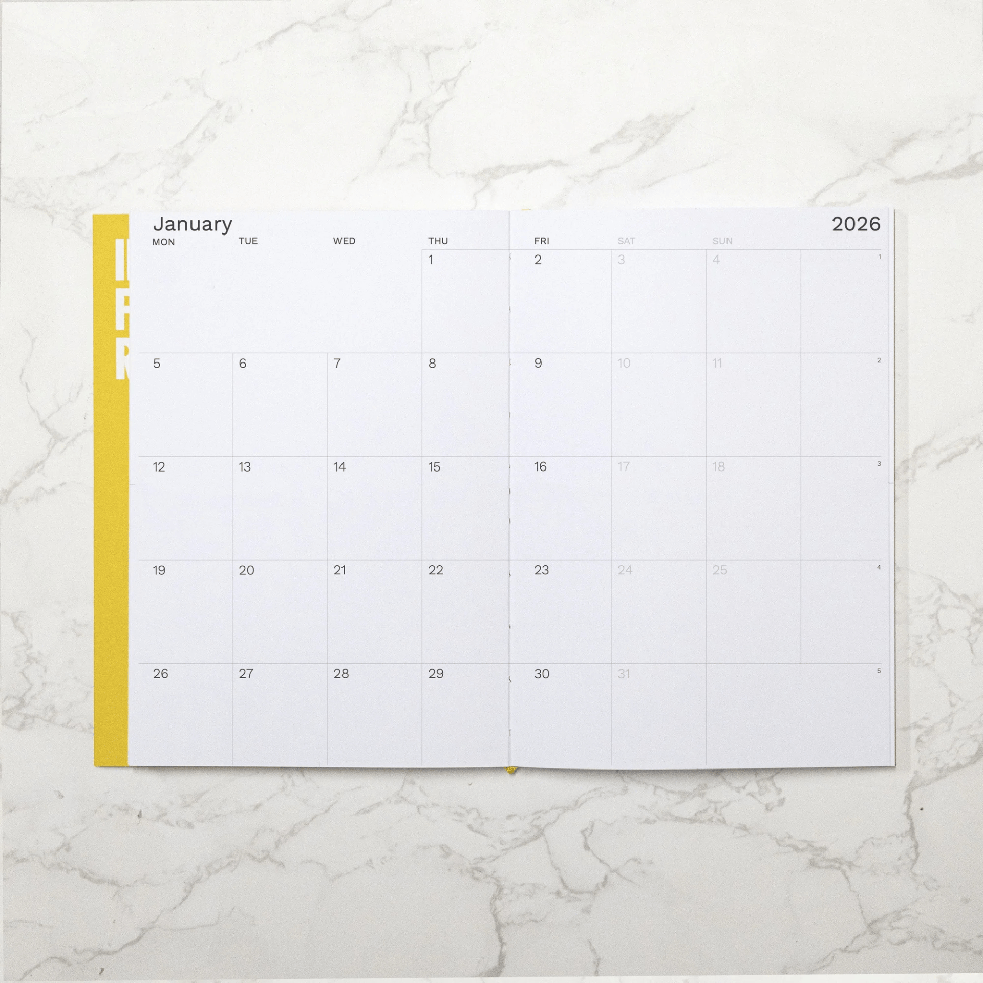 Octagon Agenda Agenda settimanale 2026 Octagon