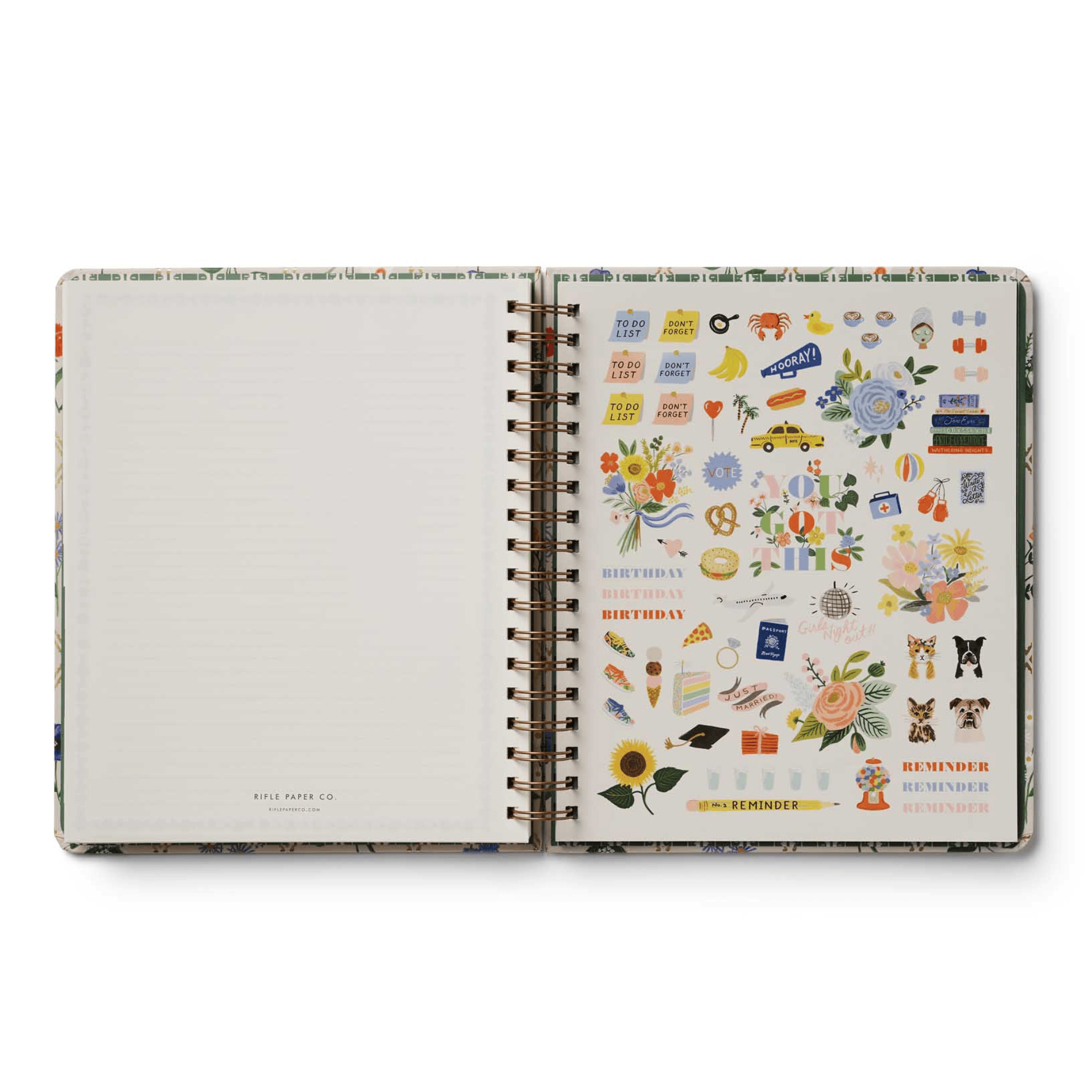 Rifle Paper Agenda Agenda Settimanale Maxi 2026/2027 - Garden Study