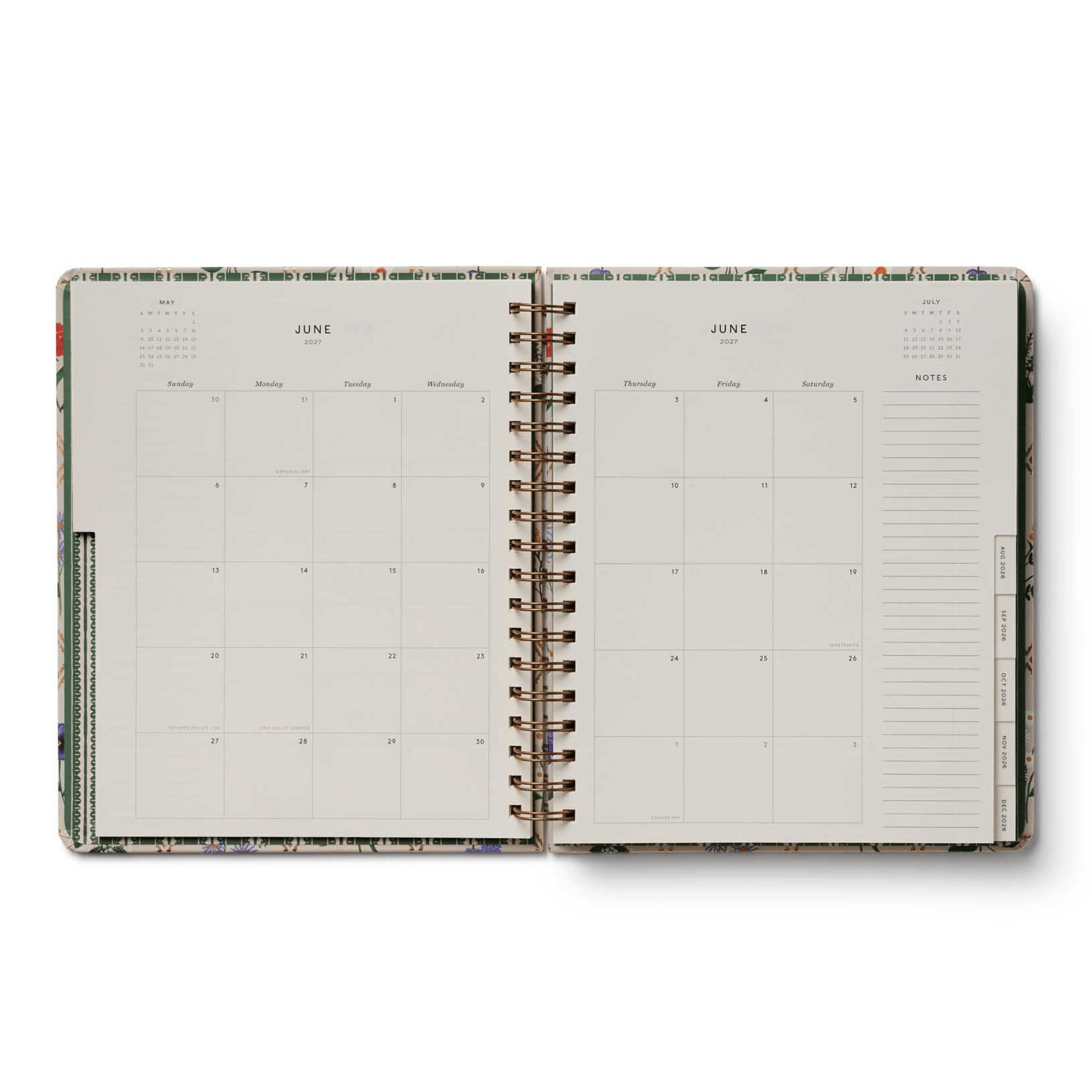 Rifle Paper Agenda Agenda Settimanale Maxi 2026/2027 - Garden Study