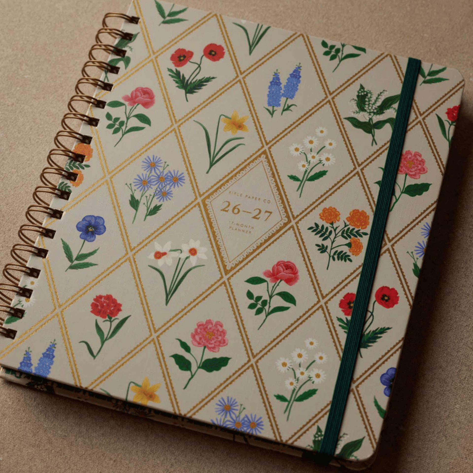 Rifle Paper Agenda Agenda Settimanale Maxi 2026/2027 - Garden Study