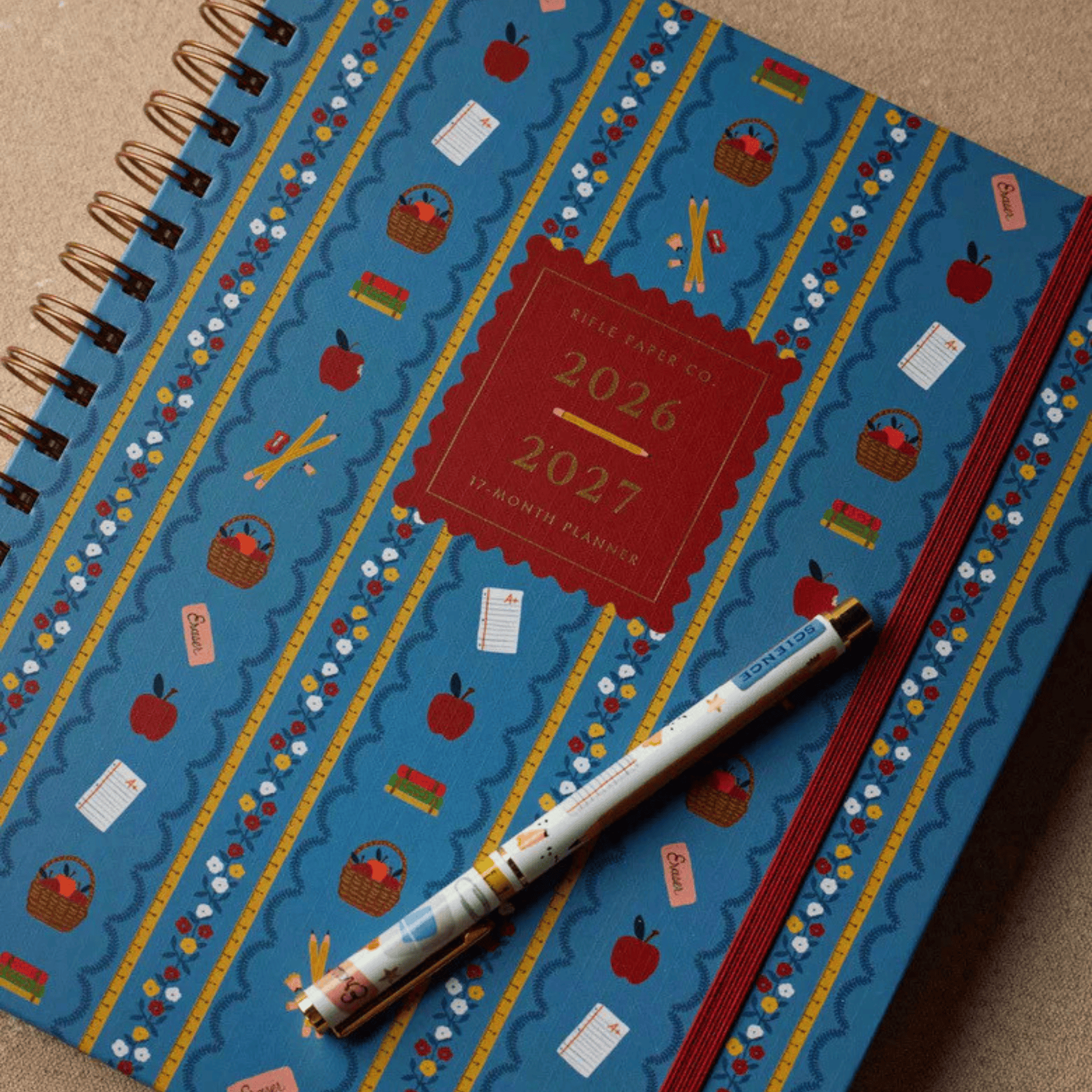 Rifle Paper Agenda Agenda Settimanale Maxi 2026/2027 - Schoolhouse