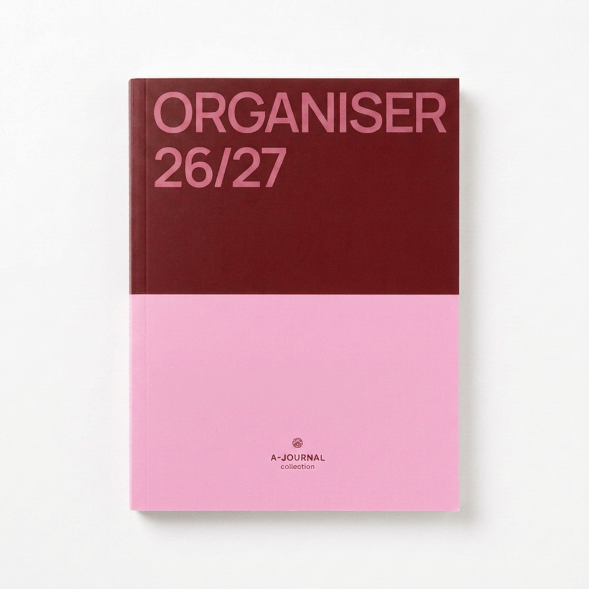 A-Journal Agenda Agenda Spiral Diary 2026/2027 - Pink