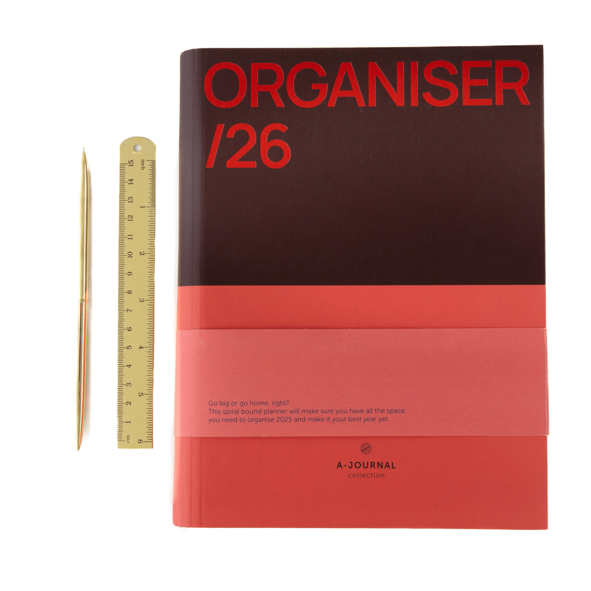 A-Journal Agenda CORAL Agenda Spiral Organiser 2026