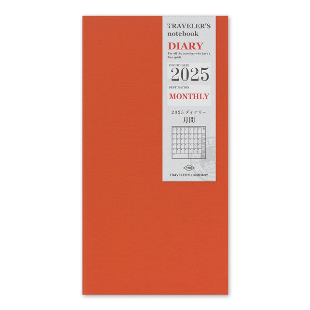 Traveler's Company Japan Agenda Agenda Traveler's Diary Refill 2025 - Mensile