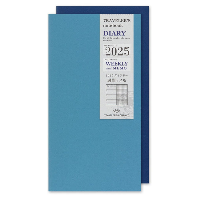 Traveler's Company Japan Agenda Agenda Traveler's Diary Refill 2025 - Weekly + memo