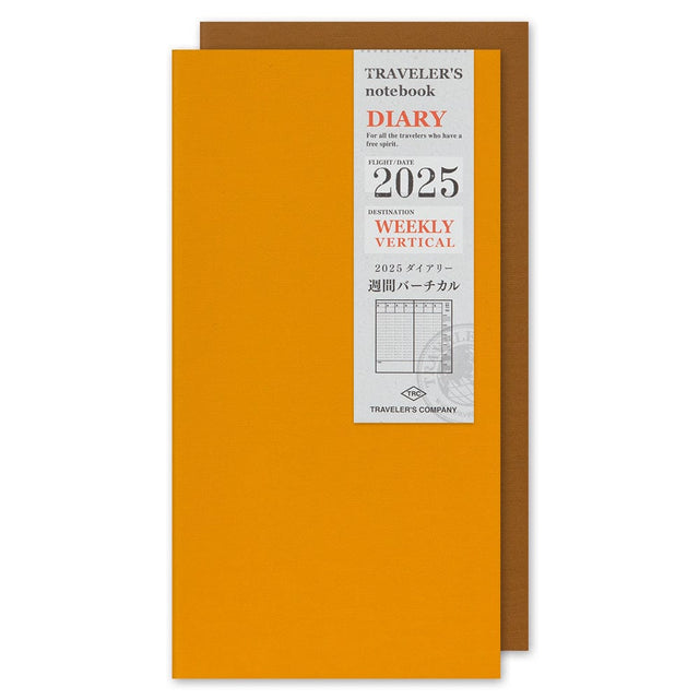 Traveler's Company Japan Agenda Agenda Traveler's Diary Refill 2025 - Weekly Vertical