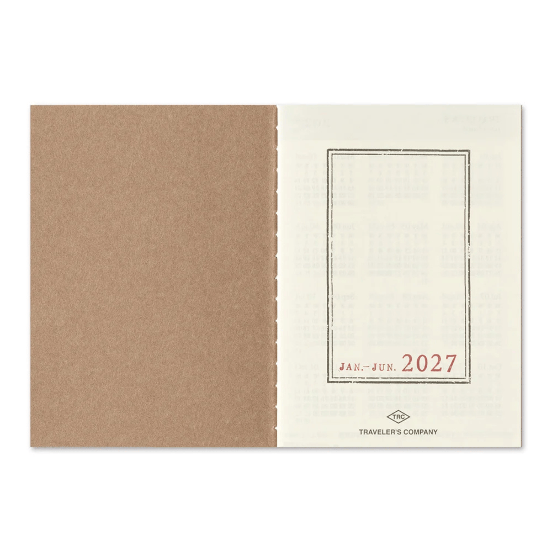 Traveler's Company Japan Agenda Agenda Traveler's Passport 2027 - Weekly
