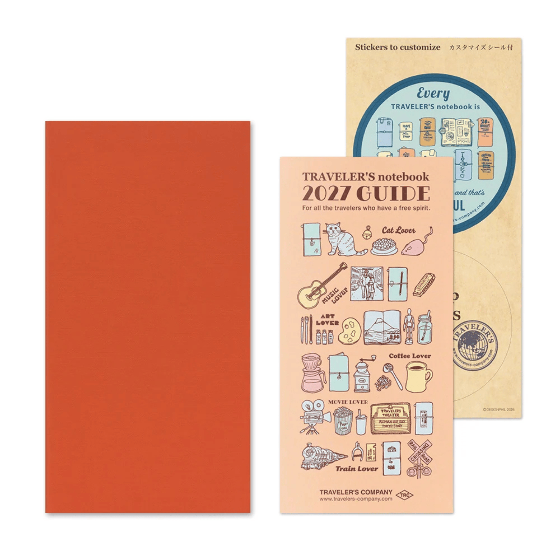 Traveler's Company Japan Agenda Agenda Traveler's Regular 2027 - Mensile
