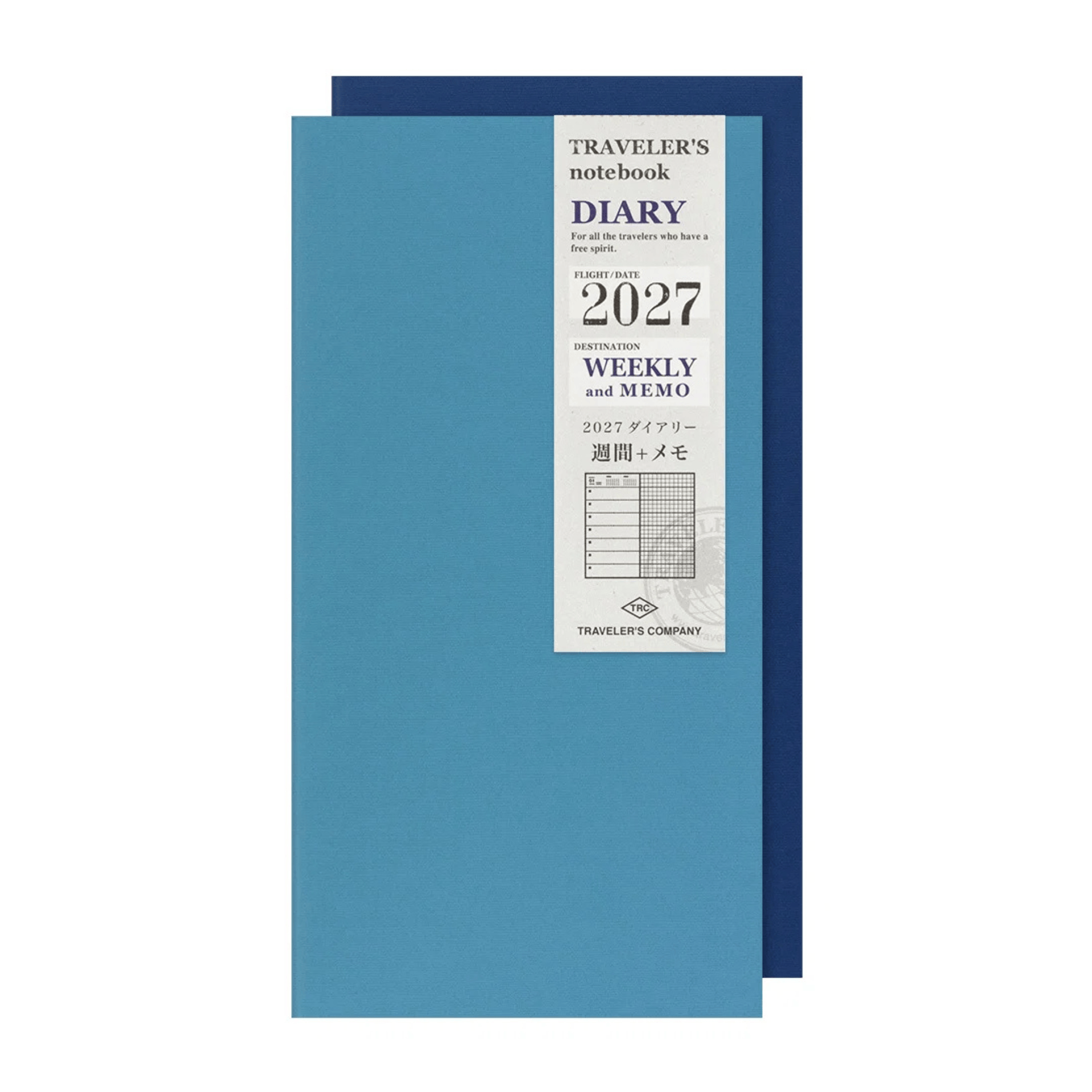 Traveler's Company Japan Agenda Agenda Traveler's Regular 2027 - Weekly + Memo