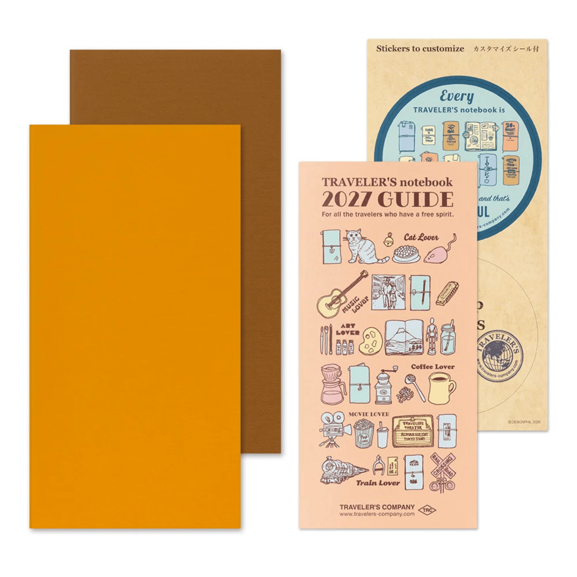 Traveler's Company Japan Agenda Agenda Traveler's Regular 2027 - Weekly Vertical