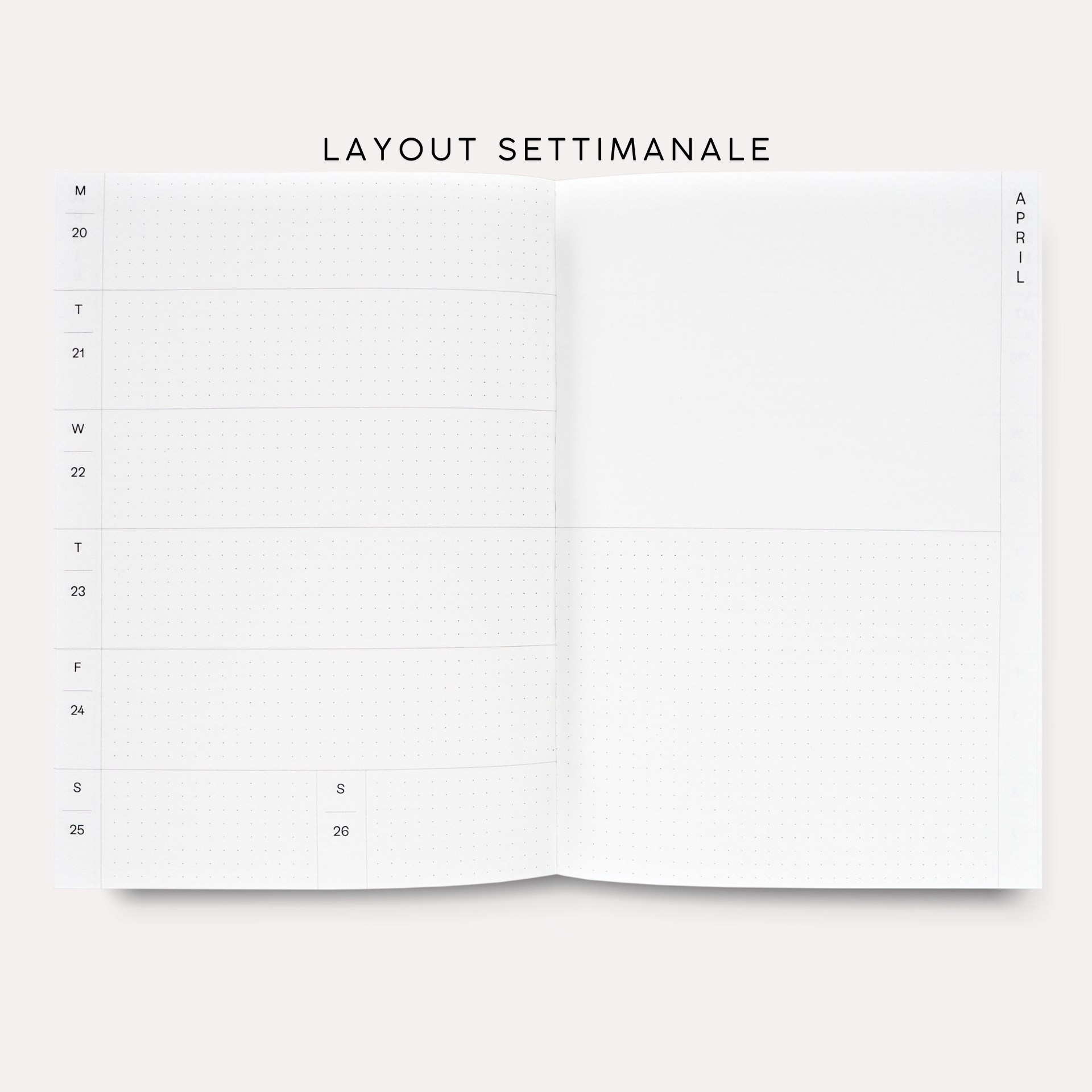 The Completist Agenda Agenda Weekly 2027 - Marshmallow