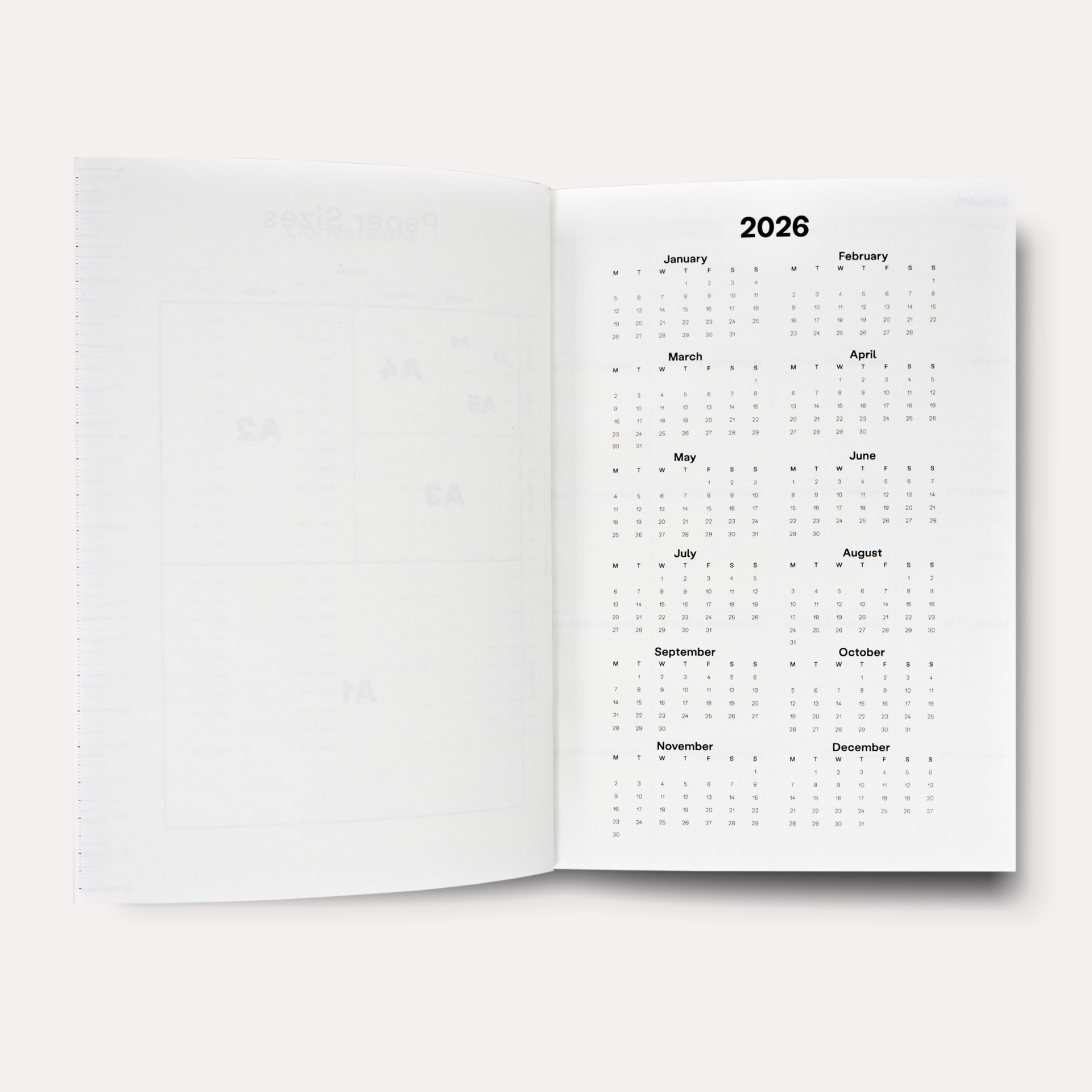 The Completist Agenda Agenda Weekly Pocket 2026 - Damson