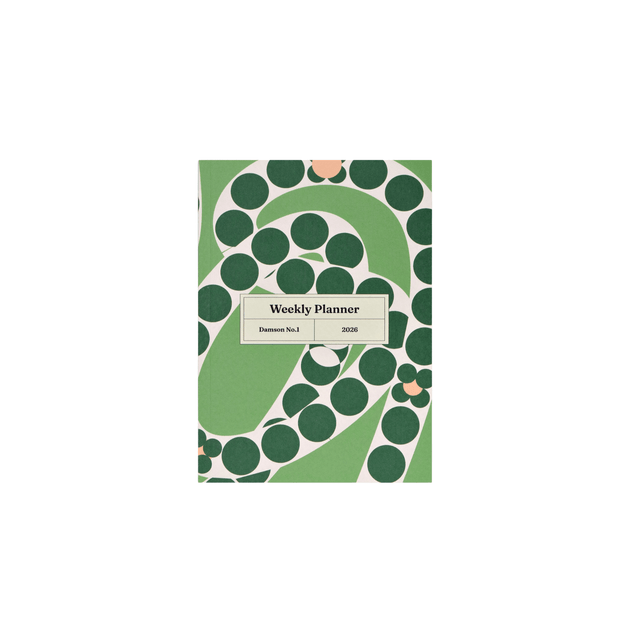 The Completist Agenda Agenda Weekly Pocket 2026 - Damson