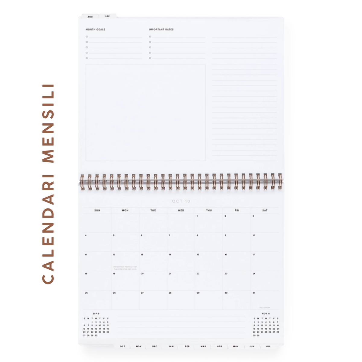 Appointed Agenda Agenda Weekly Task Planner Horizontal 2027 - Oxford Blue