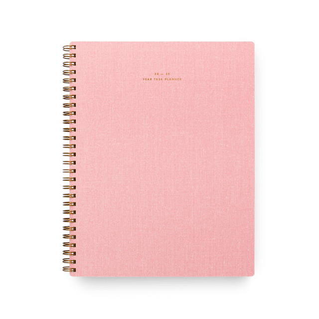 Appointed Agenda Agenda Year Task Planner 2024-2025 Blossom Pink