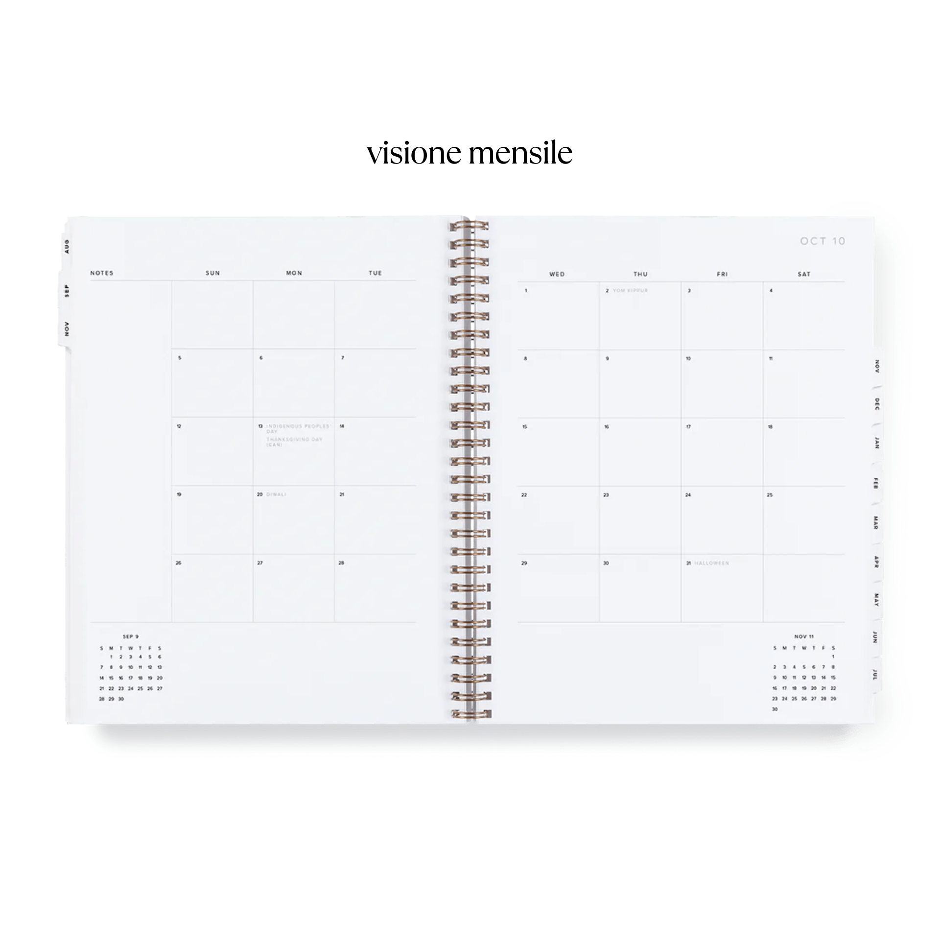 Appointed Agenda Agenda Year Task Planner 2025/2026 - Chambray Blue