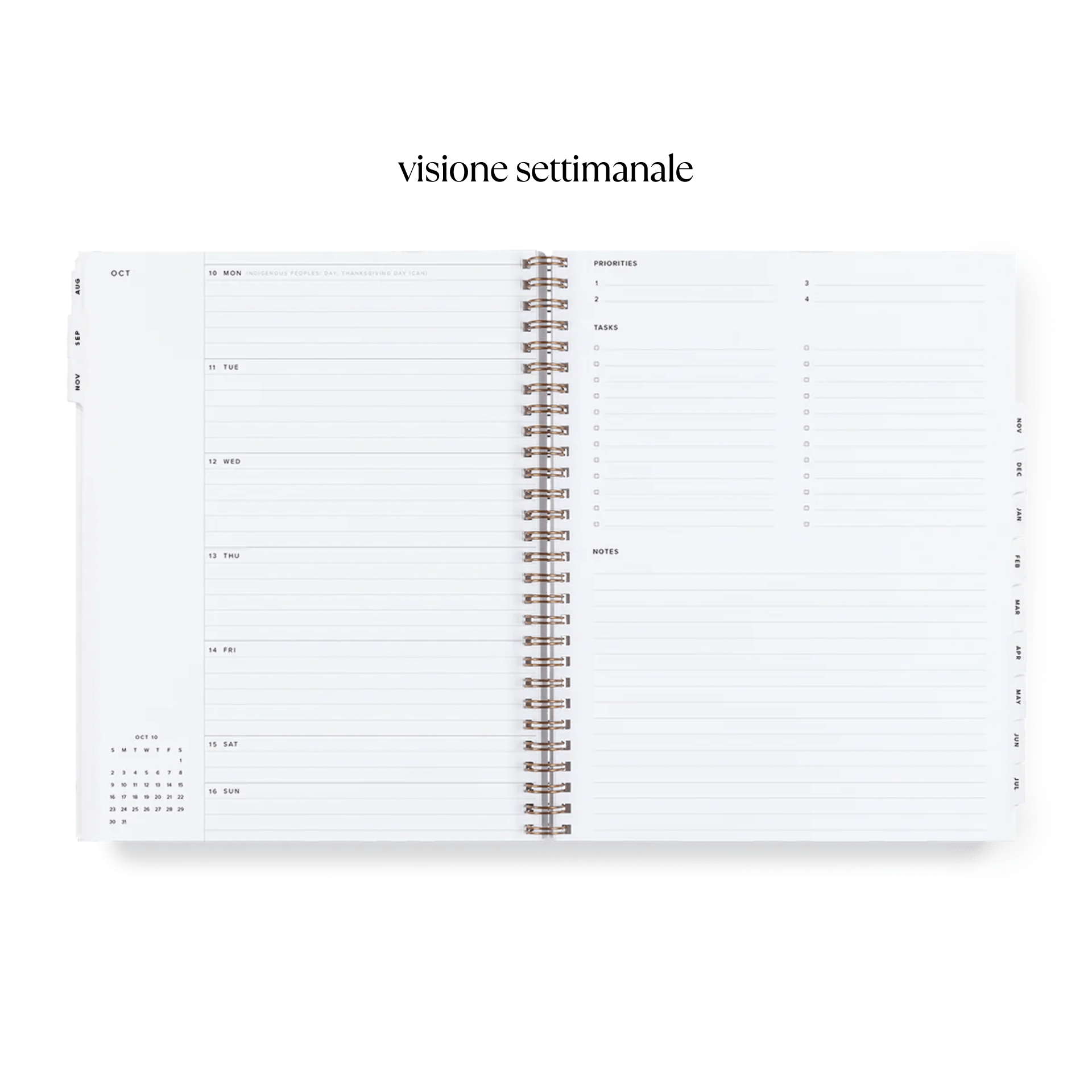 Appointed Agenda Agenda Year Task Planner 2025/2026 - Oxford Blue