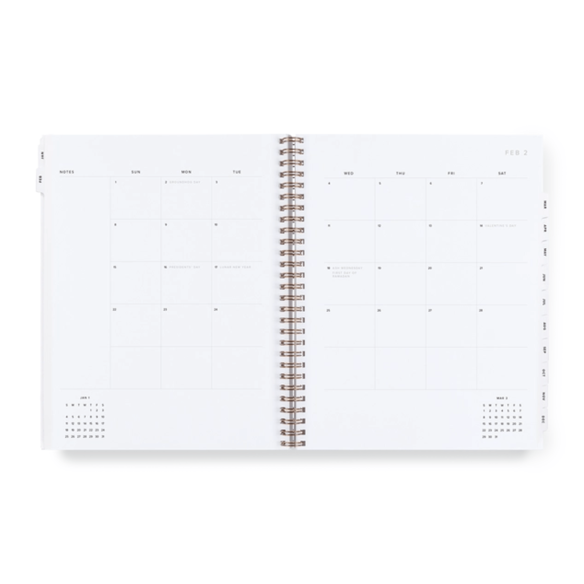 Appointed Agenda Agenda Year Task Planner 2026 - Pomegranate