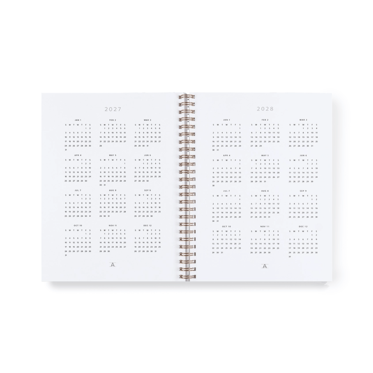 Appointed Agenda Agenda Year Task Planner 2027 - Compact Green