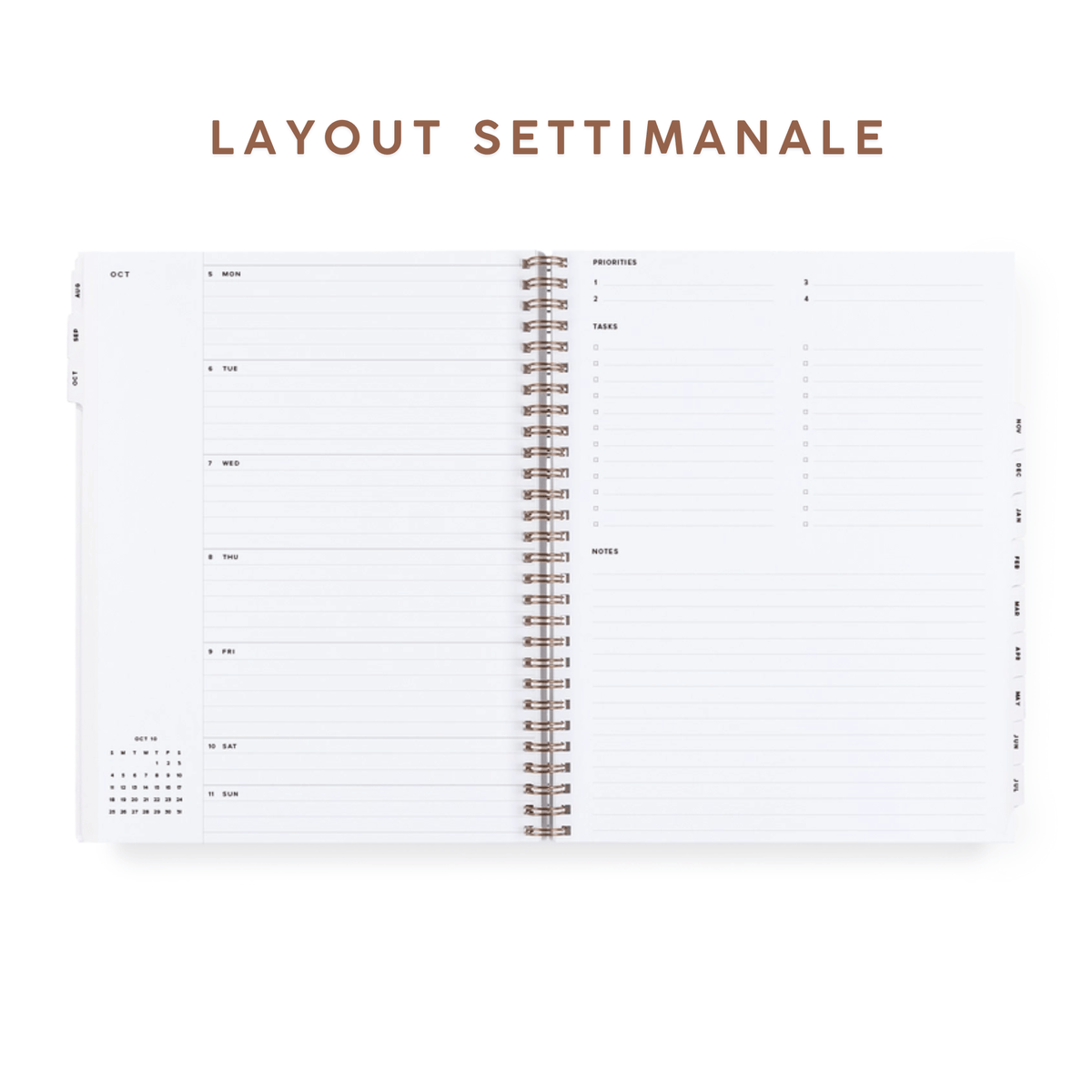 Appointed Agenda Agenda Year Task Planner 2027 - Espresso