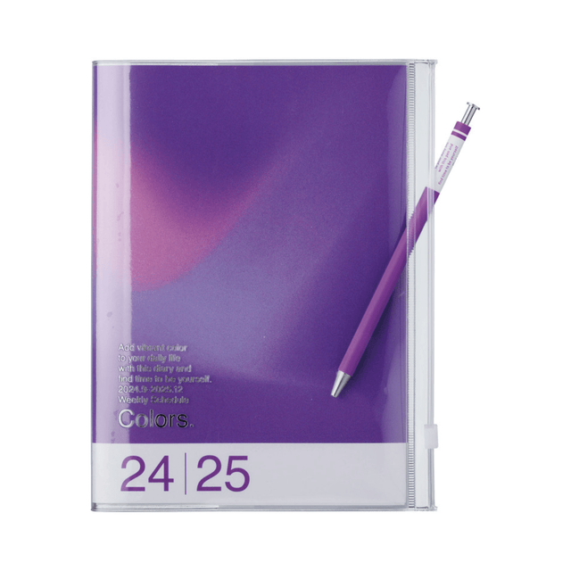 Mark's Tokyo Agenda PURPLE Diary 2024-2025 Mark's Tokyo - Gradient