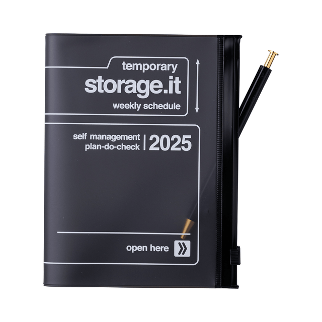 Mark's Tokyo Agenda BLACK Diary 2024-2025 Mark's Tokyo - Storage