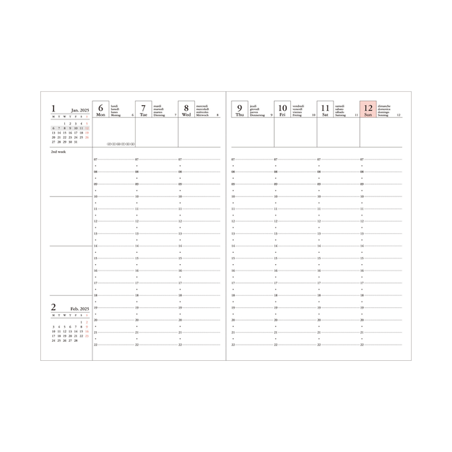 Mark's Tokyo Agenda Diary Pocket 2024-2025 Mark's Tokyo