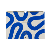 A-Journal Agenda Family Planner 2026 Flow Blue