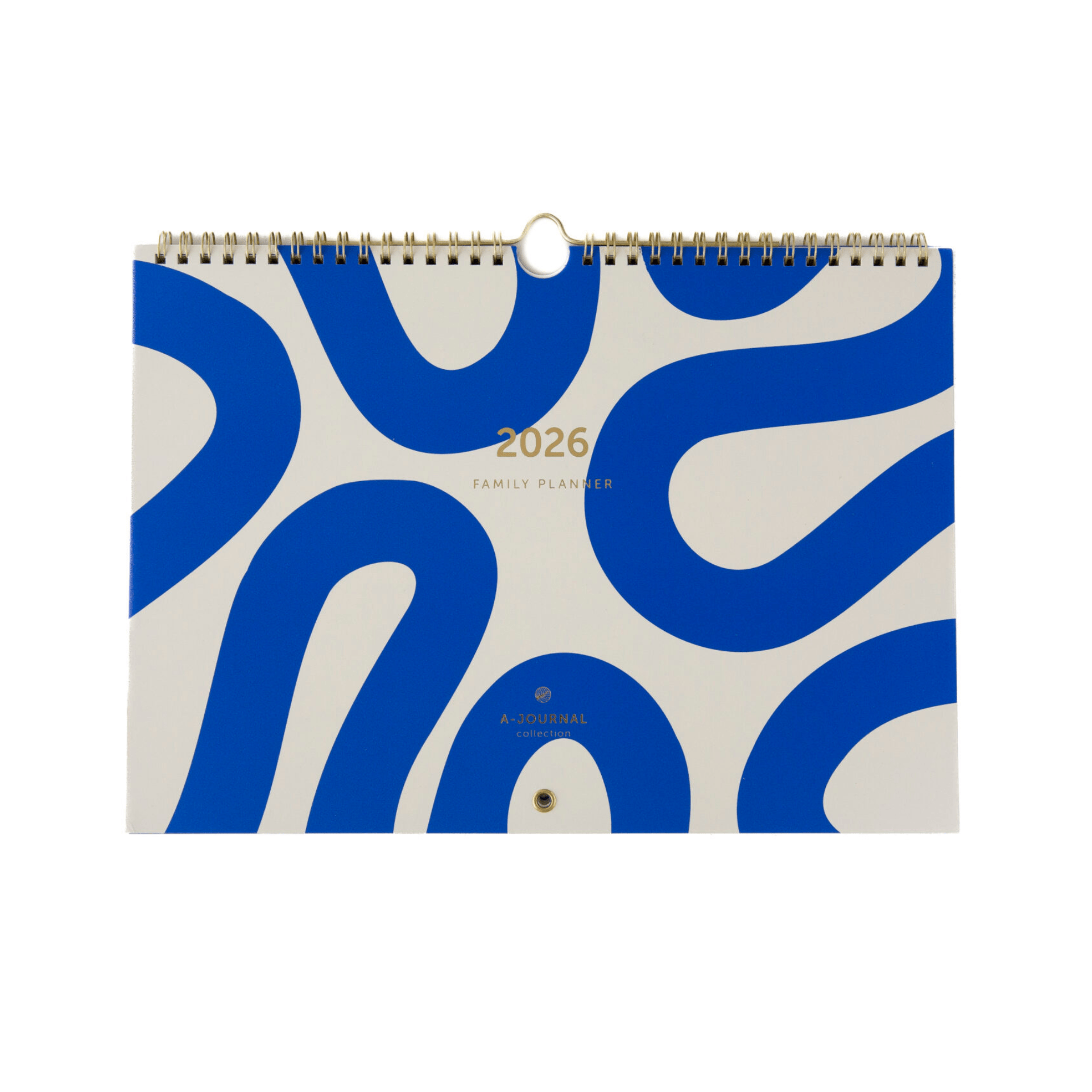 A-Journal Agenda Family Planner 2026 Flow Blue