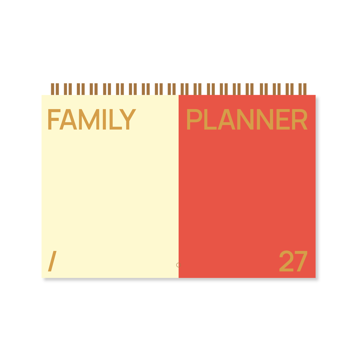 A-Journal Agenda Family Planner 2027