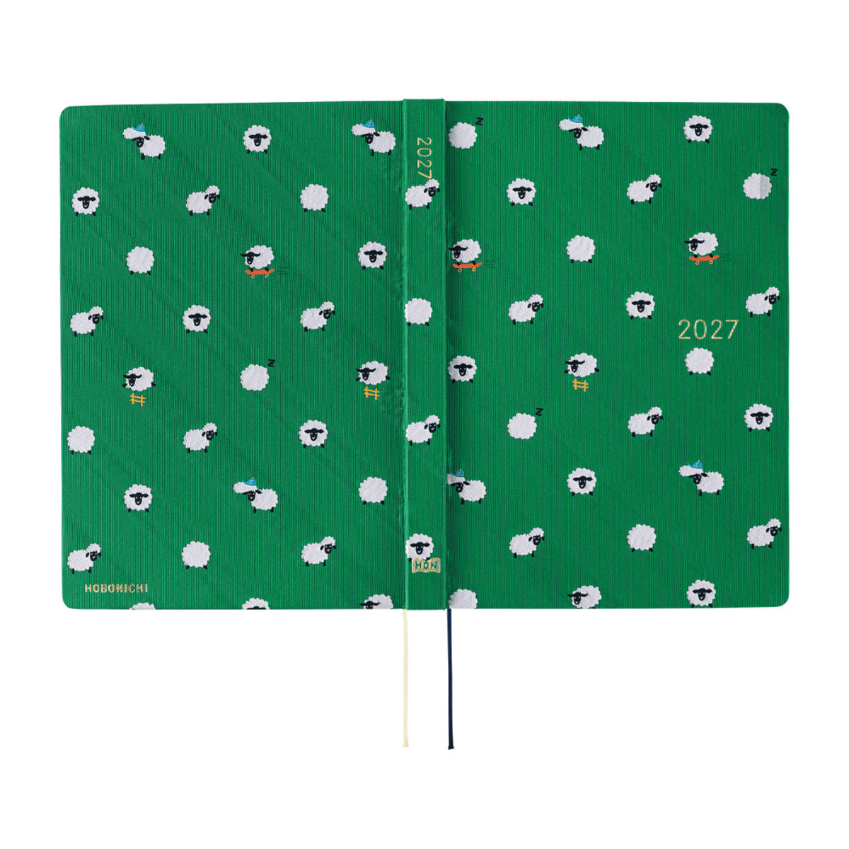 Hobonichi Agenda Hobonichi HON A5 2027  - Bow & Tie Sheep Sheep Sheep