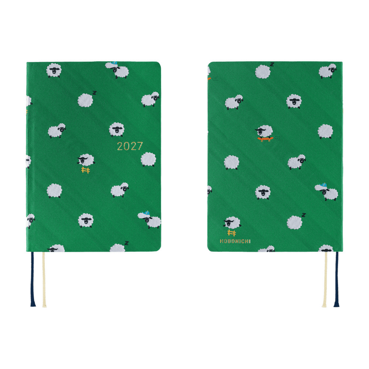 Hobonichi Agenda Hobonichi HON A6 2027  - Bow & Tie Sheep Sheep Sheep