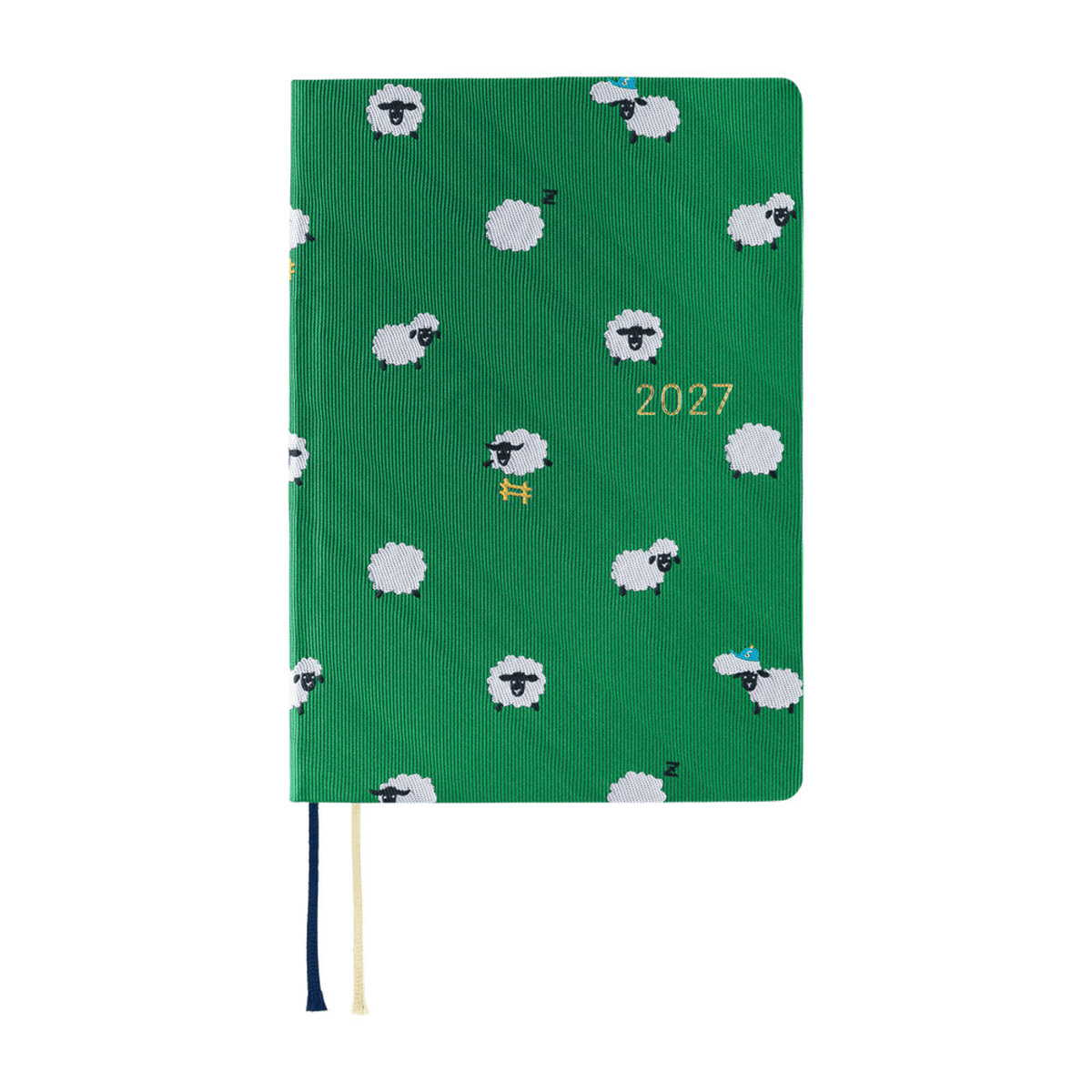 Hobonichi Agenda Hobonichi HON A6 2027  - Bow & Tie Sheep Sheep Sheep