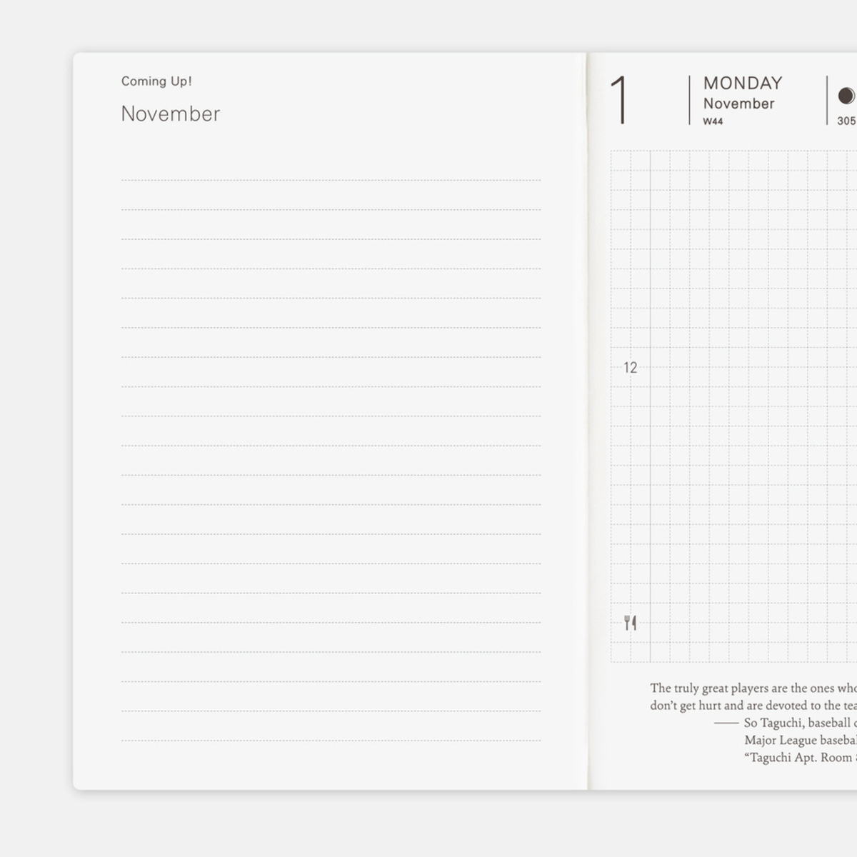 Hobonichi Agenda Hobonichi Planner Book A6