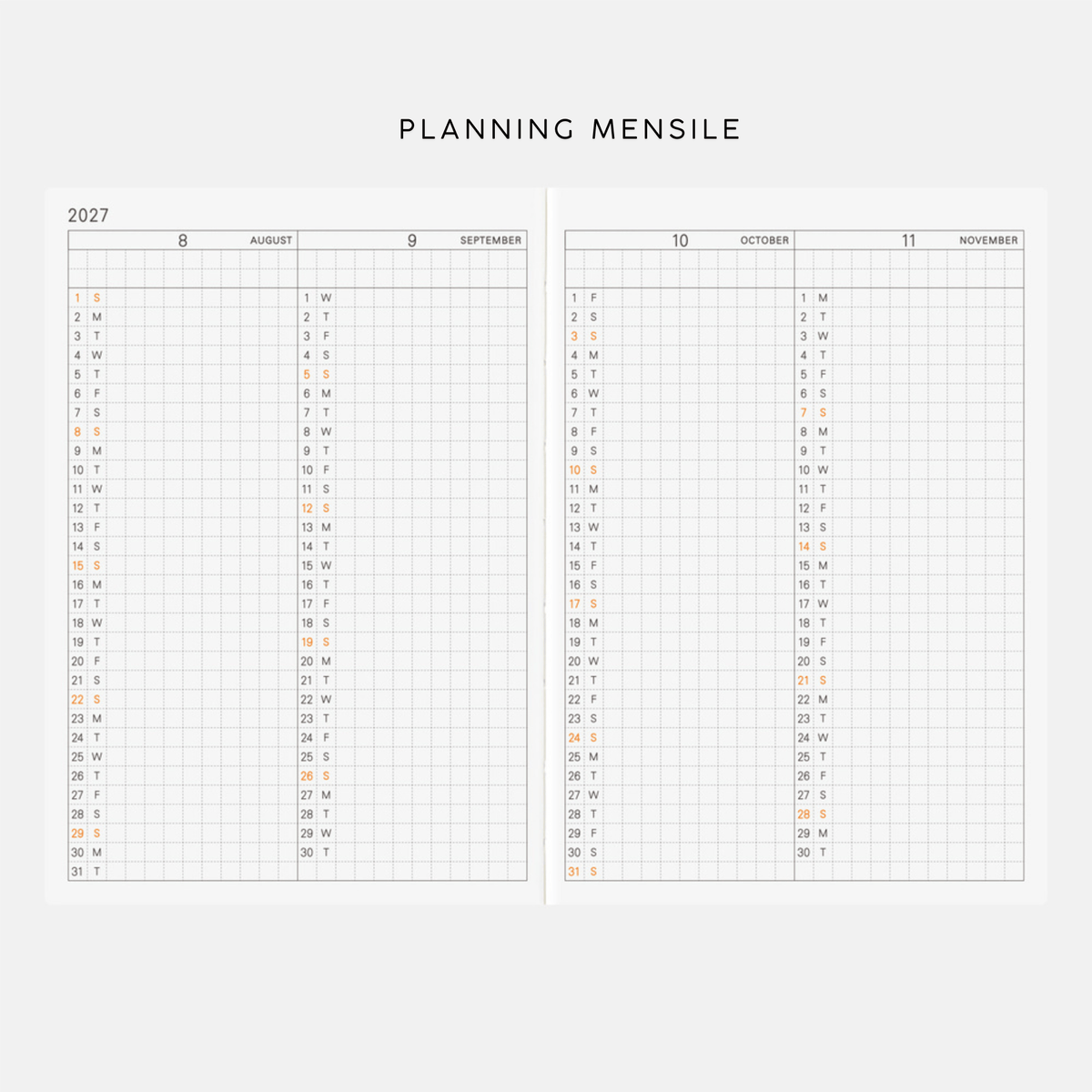 Hobonichi Agenda Hobonichi Planner Book A6