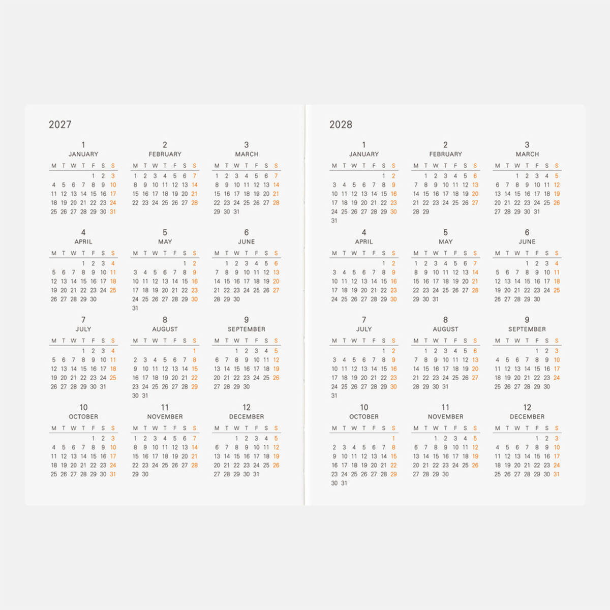 Hobonichi Agenda Hobonichi Planner Book A6