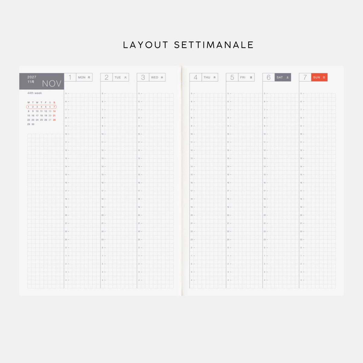 Hobonichi Agenda Hobonichi Techo Cousin Book A5