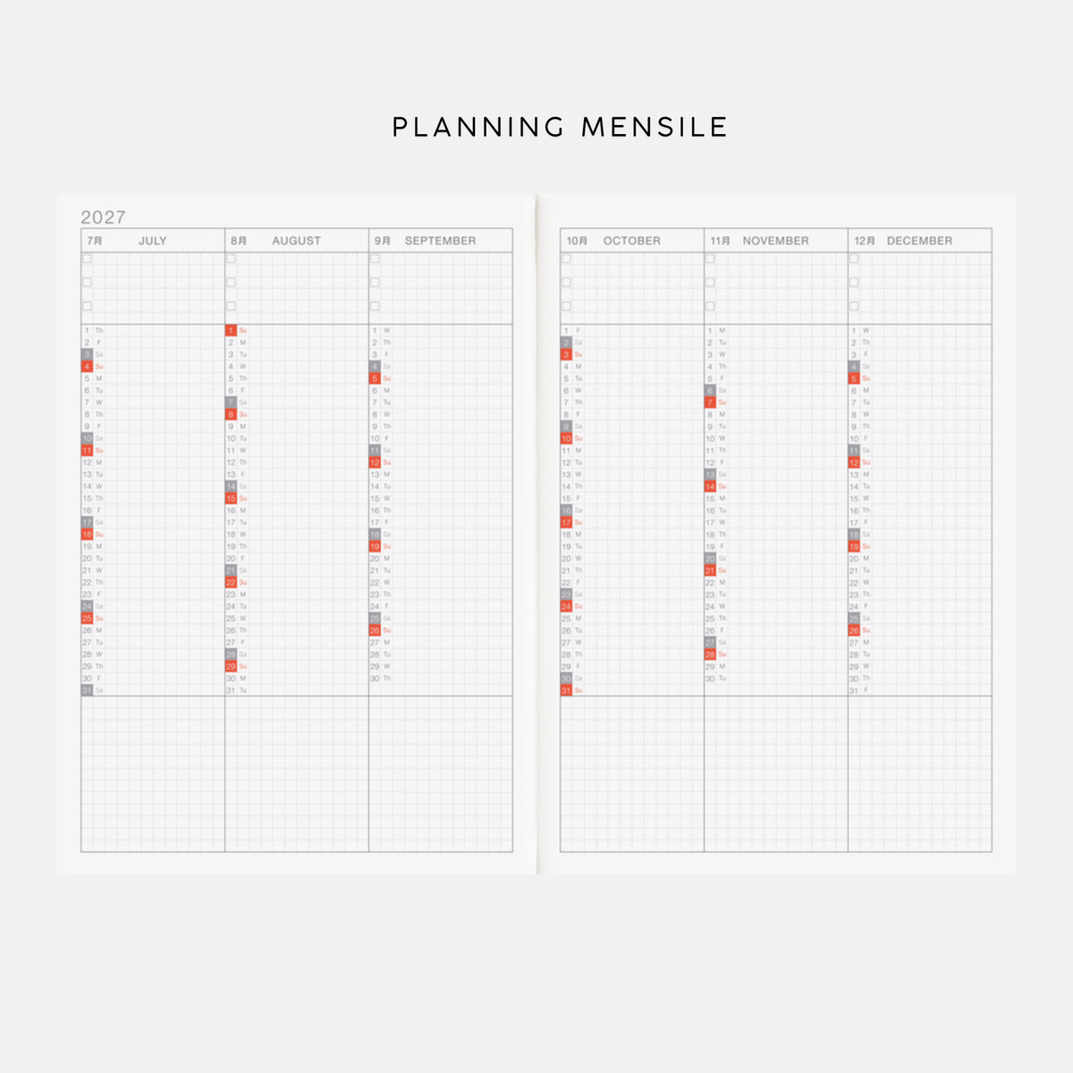 Hobonichi Agenda Hobonichi Techo Cousin Book A5