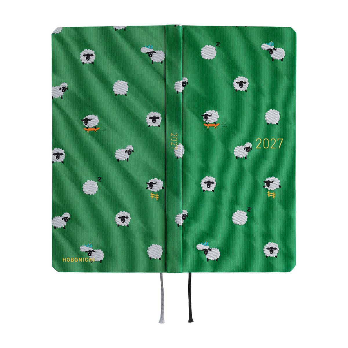 Hobonichi Agenda Hobonichi Weeks 2027 - Bow & Tie: Sheep Sheep Sheep