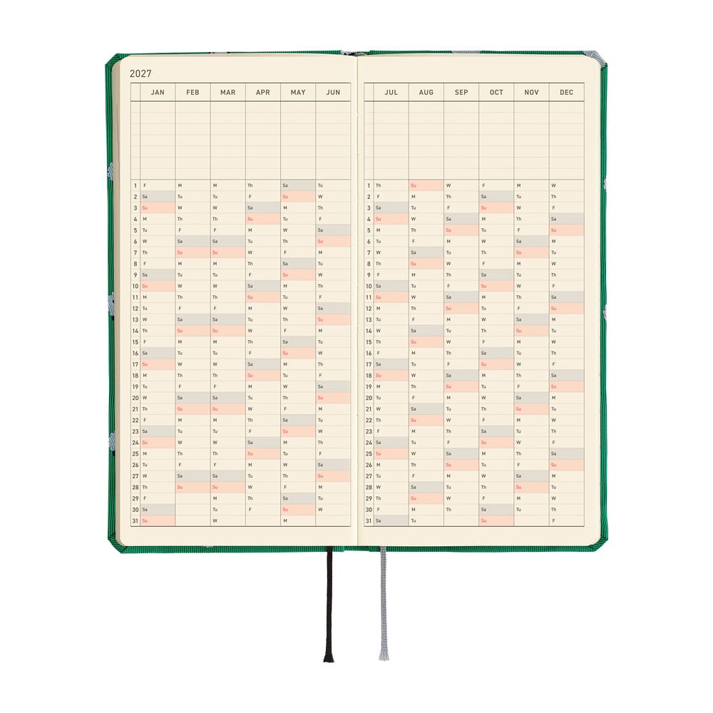 Hobonichi Agenda Hobonichi Weeks 2027 MEGA - Bow & Tie Sheep Sheep Sheep