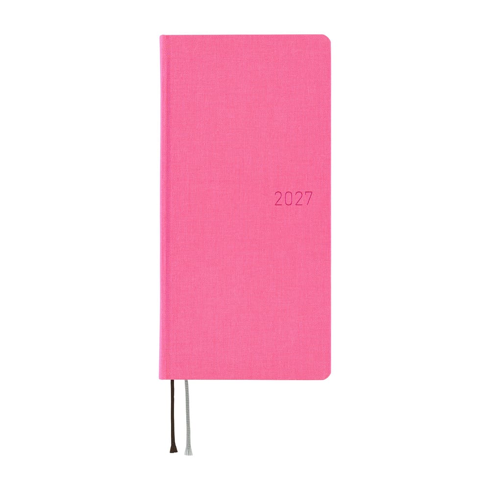 Hobonichi Agenda Hobonichi Weeks 2027 MEGA - Colors Pink Sapphire