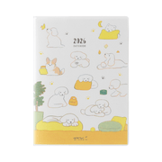Midori Agenda Pocket Diary A6 - Dog 2026