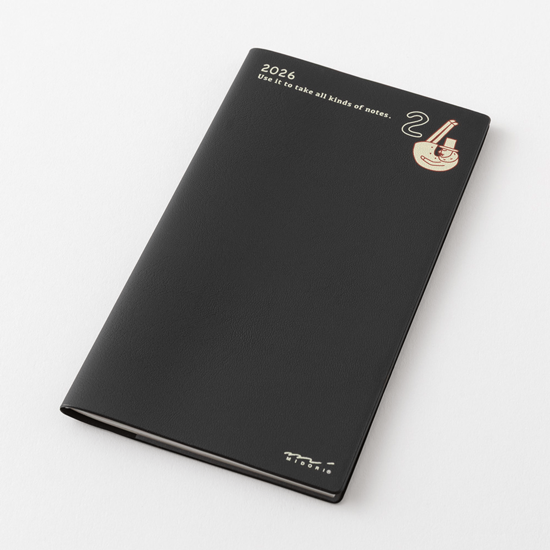 Midori Agenda Pocket Diary Slim - Ojisan 2026