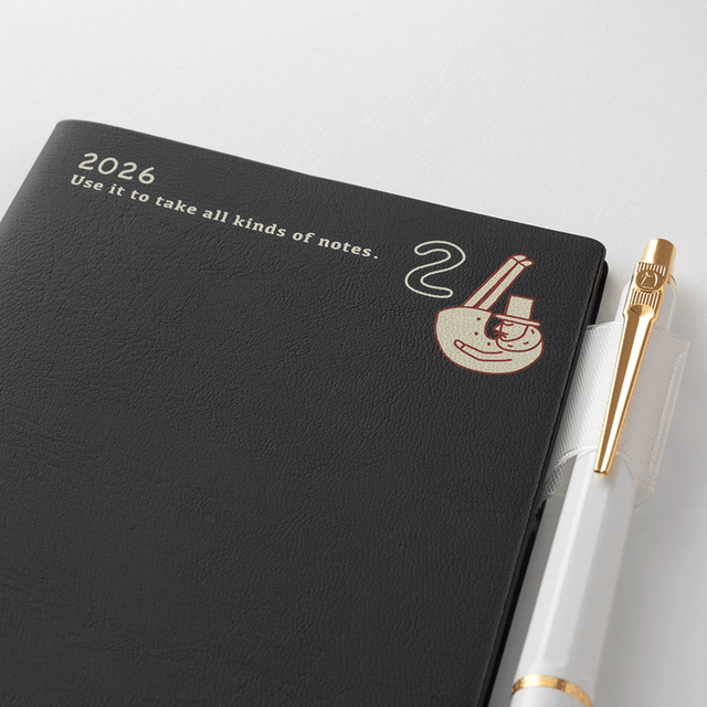 Midori Agenda Pocket Diary Slim - Ojisan 2026